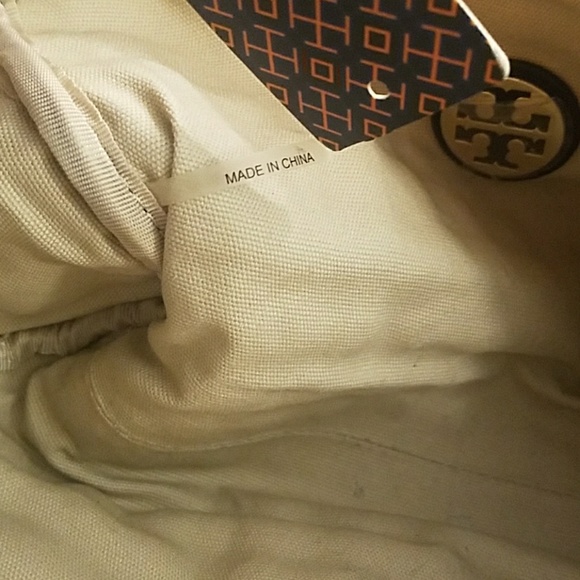 Tory Bury Black Pyramid Studded Clutch Wristlet - Picture 7 of 8